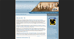 Desktop Screenshot of biblecities.com